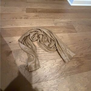 Club Monaco Shimmering Gold Scarf